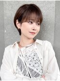 ナチュラルショート/ショートボブ/顔周り/立川/20代30代40代50代