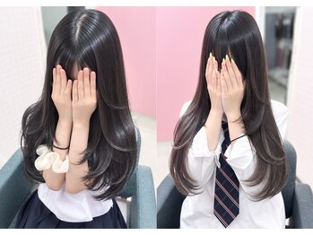 シーズン 大阪(SEASON)の写真/エクステでもレイヤーカットを！ロングヘアでも重たいのは嫌！長さを活かした似合わせカットが得意なサロン