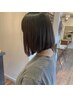 【ボブ×ハイライト】ボブカット+イルミナカラー+ポイントハイライト ￥17980