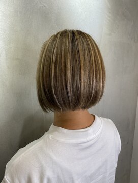 アンダーバーホワイトモデ 河内長野(_WHITE mode) ☆王道ベージュハイライト