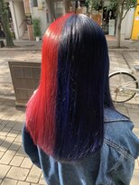 ローレンアンドパレード 並木坂店(Lauren&Parade) ハーフレッド&ハーフネイビーカラー