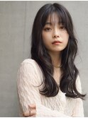 韓国風ロングヘア