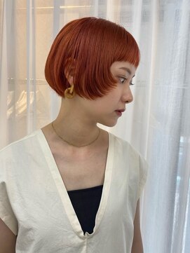 シーカ ニカイ(siika NIKAI) ミニボブ×オレンジカラー