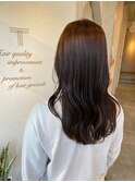 tuuli☆30代40代ペールベージュ切りっぱなしセミロング　13
