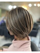 クラッチバイシオンアグリゲイト(CLUTCH by Zi-on aggregate)&nbsp;シャドールーツ×グレーベージュ/ハイライトバレイヤージュ