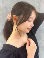 シーシンジュク 新宿南口(Sea shinjuku)&nbsp;韓国風前髪×レイヤーカット【髪質改善/新宿/レイヤーカット】