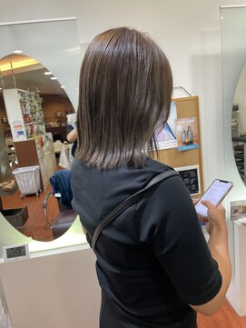 ロココ(ROCOCO) ★斜めバング グレージュカラー デザインカラーシルキーベージュ