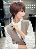 30代40代50代似合わせカット丸みショート小顔ショートカット