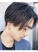 【メンズ】カットだけででキマる！前髪長めの前下がりショート