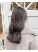 トリートメント ブリーチなしダブルカラー 前髪縮毛矯正