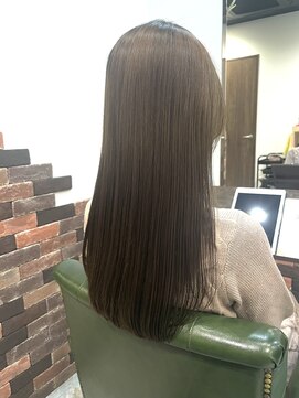 リノナ(Linona) ★似合わせカットグレーベージュ髪質改善インナーカラー前髪