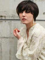 ニコデュエ 本厚木(nico. due) 重めバング/アッシュブラック/マッシュショート/本厚木