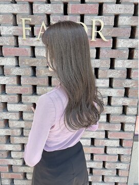 フェイバー 警固店(FAVOR) ベージュ/オリーブベージュ/髪質改善カラー/オージュア/髪質改善