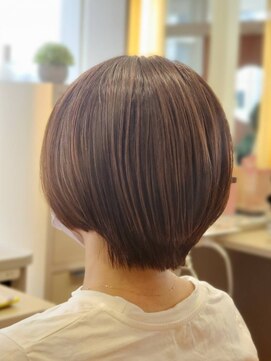 ピュア ハーツ 西尾店(Pure Hearts) デザインカラー/レイヤーカット/ウェットヘア/オリーブベージュ