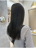 韓国風 前髪カット 艶髪 くびれ巻き サイドバング