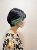 イヤリングカラーグリーン