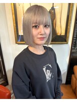 コレットヘアー ザモリオカ(Colette HAIR the MORIOKA) ホワイトカラー×ボブ
