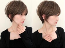 ゴカン バイ ジル ブラン 名古屋(Gokan by JIL BLAN)の雰囲気（ハイライトに相性のいいショートヘアデザイン［名古屋］岩塚ボブ）