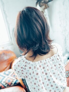 エクファ ヘア シェリル 草津 南草津店(ex-fa hair cherir) 前髪/アンブレラカラー/こなれミディ/イメチェン/ウェーブパーマ