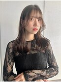 顔周りレイヤーで柔らかい印象に