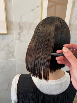 ジーナ 船橋(Zina) 髪質改善＊マチルダボブアッシュカラー＊美髪【Zina船橋】
