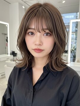 エル 新小岩(elu) 美髪/ワイドバング/レイヤーカット/くすみベージュ/新小岩駅