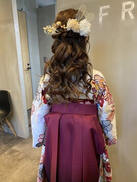 フレーム なんば店(FRAME) ▽ハーフアップ