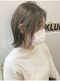 オリーブグレージュボブ