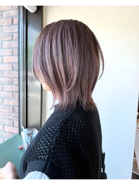 モードファクター デザイナーズサロン(mode Factor designer's salon) ベージュカラー×レイヤーボブ