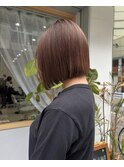 切りっぱなしボブ