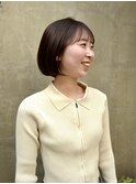 初めてのボブにもオススメ◎小顔魅せボブ