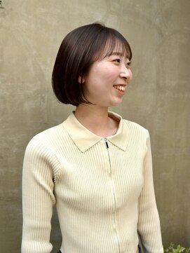 ヴィサージュバスク(VISAGE ba.s.k) 初めてのボブにもオススメ◎小顔魅せボブ