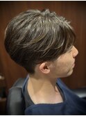 毛流れニュアンスパーマ