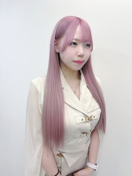 ガルボヘアー 心斎橋店(garbohair) 心斎橋×プルエクステ×透明感×ピンク