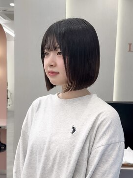 ロンドリゼル 札幌(Lond RiseL) ◯ オリーブグレー/韓国/レイヤーカット/髪質改善/縮毛矯正/札幌