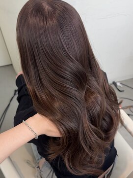 エン 栄店(enne) 【柔らか艶髪♪ココアカラー】モテ愛されヘア