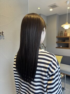 ジレ(giLet) 透明感たっぷりイルミナカラー【秋色】ブラウン