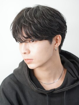 毛流れシースルーマッシュ