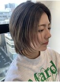 藤沢　ダブルカラー　グレージュ