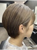 ブリーチハイライト髪質改善ダブルカラーレイヤーカット