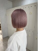 コール ネックス ザ サロン 表参道(COALL nex the salon) 【福島#34】ペールピンクハイトーンボブ 表参道 韓国