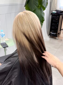 ラピス 福岡天神店(Lapis) ルーツカラー/ブリーチ/ダブルカラー/髪質改善/デザインカラー