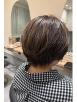 ラ ペ(LAPAIX)&nbsp;やわらかブラウンの丸みショート