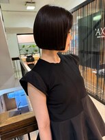 アクシス 栄店(`AXIS)&nbsp;馬渕ミルクティーブロンド/ダークブルー/デジタルパーマ/栄