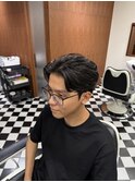波巻きツイストスパイラルリバースセンターパートニュアンスパR