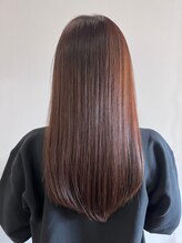 ナナナ パレナ 宝塚店(nanana parena)&nbsp;髪質改善/縮毛矯正/暖色カラー/ほんのりレッド/大人可愛い