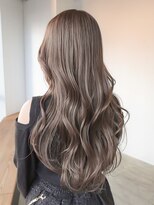 アイティーバイアルバム 八王子店(IT by ALBUM) ミルクティー韓国ヘアロング顔周りレイヤー_ba581511