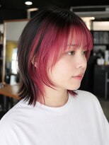 ジェンガ(jenga)&nbsp;ウルフボブとセクションカラー