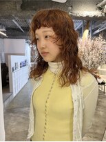 ナヌーク シブヤ(nanuk shibuya)&nbsp;伸ばし中にはちょっと強めのパーマを