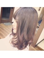 ヘアスタジオモモ(HAIR STUDIO Momo) ピンクアッシュカラー